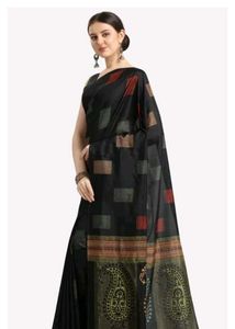 Elegant Black Saree