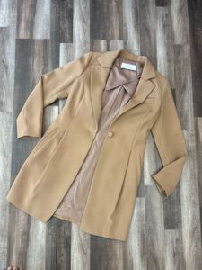 Elegant Tan Trench Coat