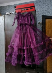 LIGHT WEIGHT HEAVY FLARED GOWN
