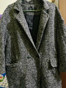 Chic Grey Overcoat