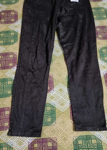 Brown Pull-on Pants