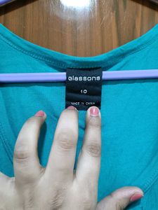 Sea Green Top