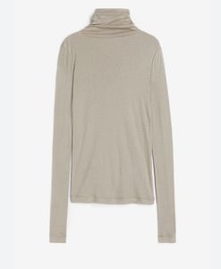 H&amp;M Light Beige Turtleneck Top