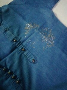 Blue colour Kurti