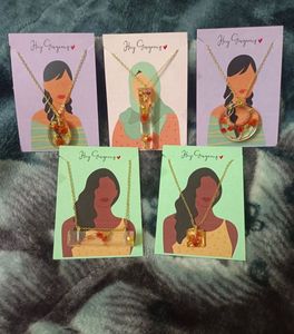 Floral Resin Jewelry Set