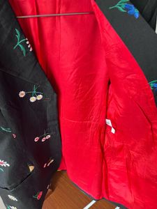 Fairy FLORAL Hand EMBROIDERED Vintage  Blazer