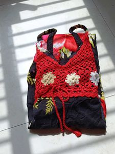 Floral Crochet Sundress