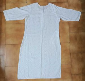 White 🤍 Kurtha