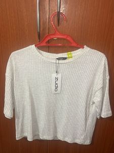 Zudio Ribbed Crop Top