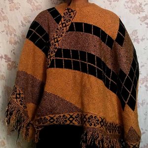 Boho Fringe Poncho