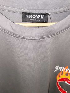 CROWN INNER DEMON UNISEX BAGGY OVERSIZE TEE 🔥🔥