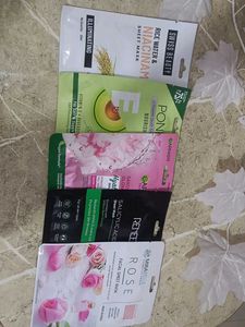 ♡NEW 5 COMBO OF FACIAL SHEET MASKS!!(⁠◍⁠•⁠ᴗ⁠•⁠◍⁠)⁠
