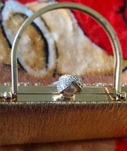 Golden Bridal Clutch