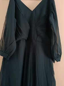 Elegant Teal Maxi Dress
