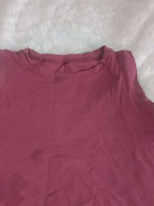 Mauve Cropped Tank