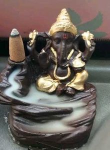Lord Ganesha Incense Burner with 10 Cones