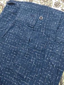 Stylish Blue Patterned Shirt