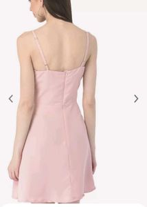Midi Peach Colur Dress