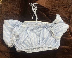 Striped Off-Shoulder Top