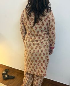 Floral Print Kurta Set