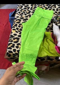 Pink Green Anarkali Kurta Set