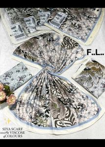 SIYA Floral Viscose Scarf