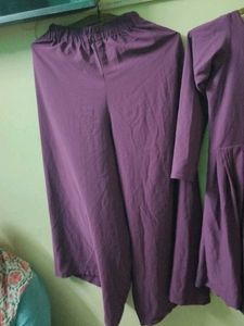 Purple Dress with Embellishments