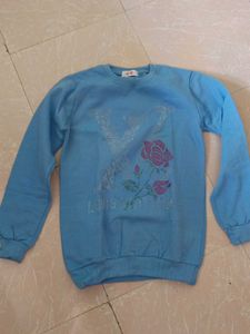 Cute Light Blue H&M Sweatshirt