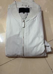Prada White Bomber Jacket