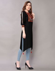 Elegant Black Kurta