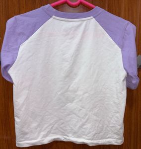 Lavender Pintresty Crop Top