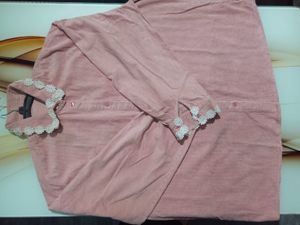 Pink Corduroy Shirt