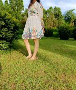 Floral Print Fit &amp; Flare Dress