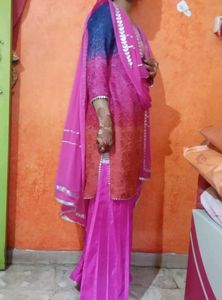 S Size Gharara With Dupatta