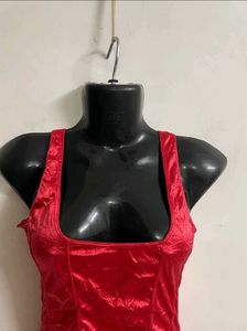 Sexy Satin Corset Top