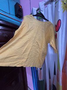 Yellow Embroidered Tunic
