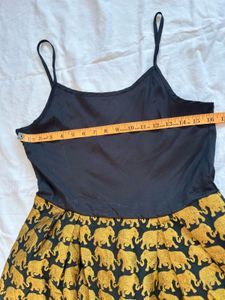 Elephant Print Mini Dress