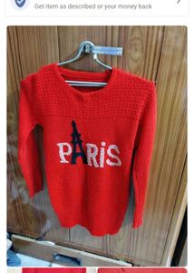Paris Graphic Knit Sweater