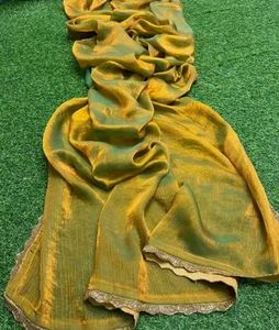 Elegant Gold Saree