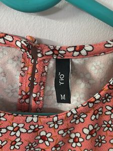 Peach Cute A Line dress