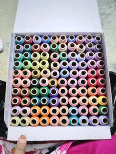 Set of 50 Sewing Thread Bundle - Assorted Colors