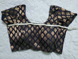 Ethnic Brocade Saree Blouse