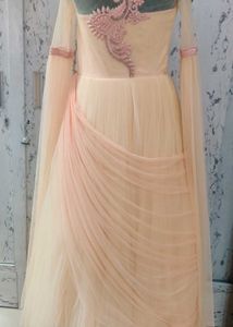 Elegant Peach Gown