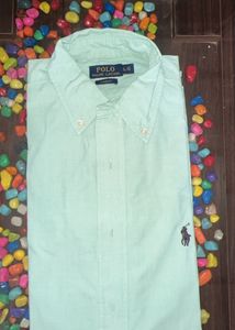 Polo Ralph Lauren Mint Green Oxford Shirt - L