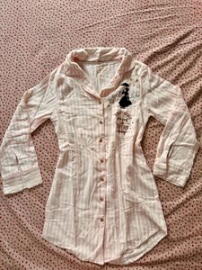 Winter Sleep Shirt Dress 🩷