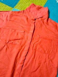 Long Shirt Typ Top Peach CLR..