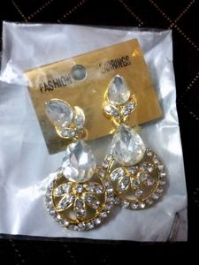 Sparkling Crystal Drop Earrings