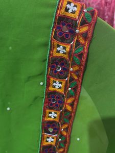 Embroidered Indian Saree