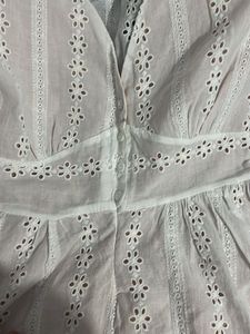 White Embroided Dress