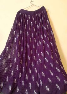 Embroidered Purple lehnga choli 💜